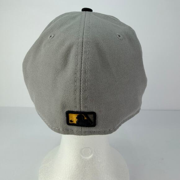 New Era 59Fifty Retro Gray On-Field Pittsburgh Pirates Fitted Baseball Hat 7 1/8 - Picture 5 of 9